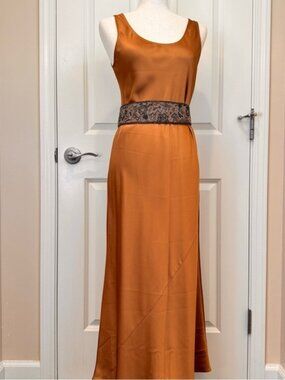 MaxMara | Dresses | Max Mara Midnight Blue Silk Jersey Halter Neck Dress M  | Poshmark